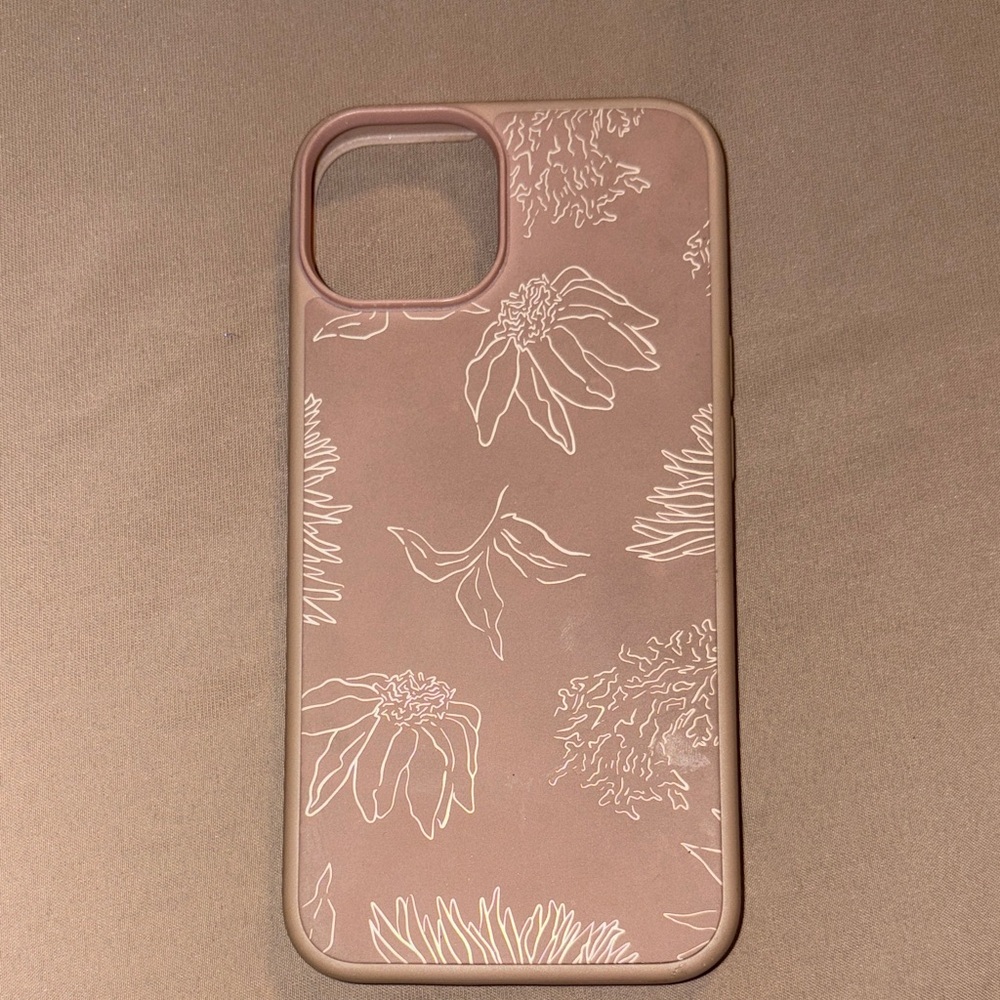 Floral Pattern Phone Case - Pink